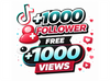 TikTok Likes Package (2,000) + 20K Views Bonus | Instant Start | Safe Growth