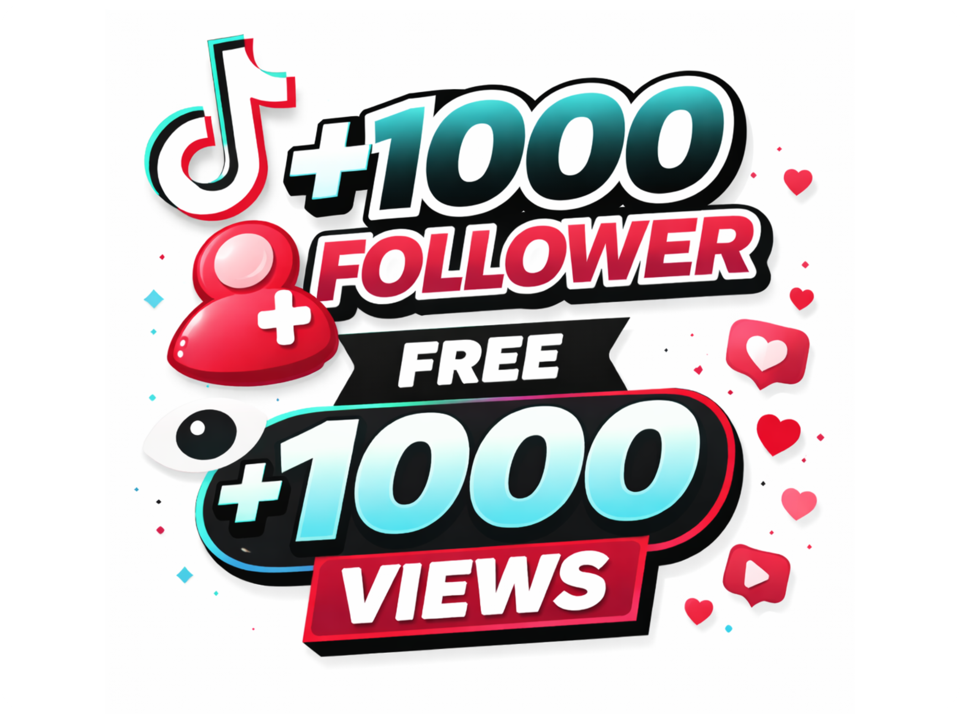 TikTok Likes Package (2,000) + 20K Views Bonus | Instant Start | Safe Growth